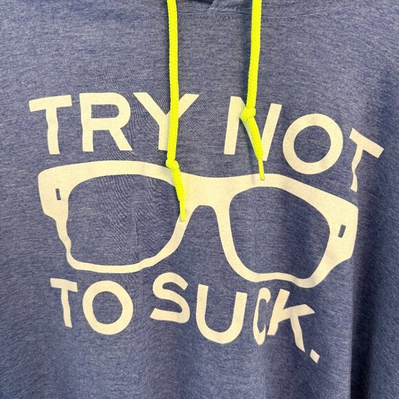 🧢 Chicago Cubs Inspired Hoodie – “Try Not To Suck” 🧢 - Picture 3 of 5